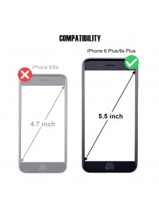 Apple MGRG2ZM/A Silicone Case till iPhone 6 Plus - Röd