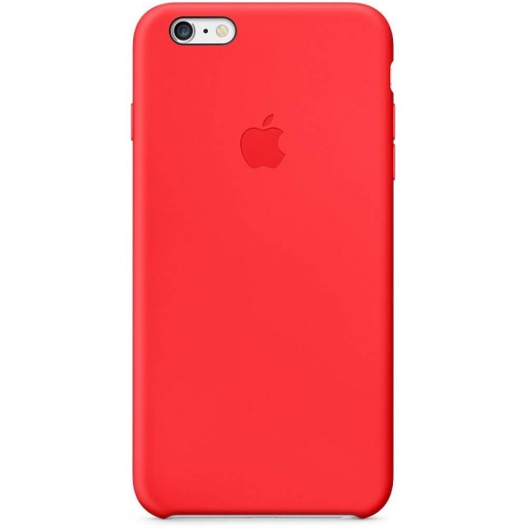 Apple MGRG2ZM/A Silicone Case till iPhone 6 Plus - Röd