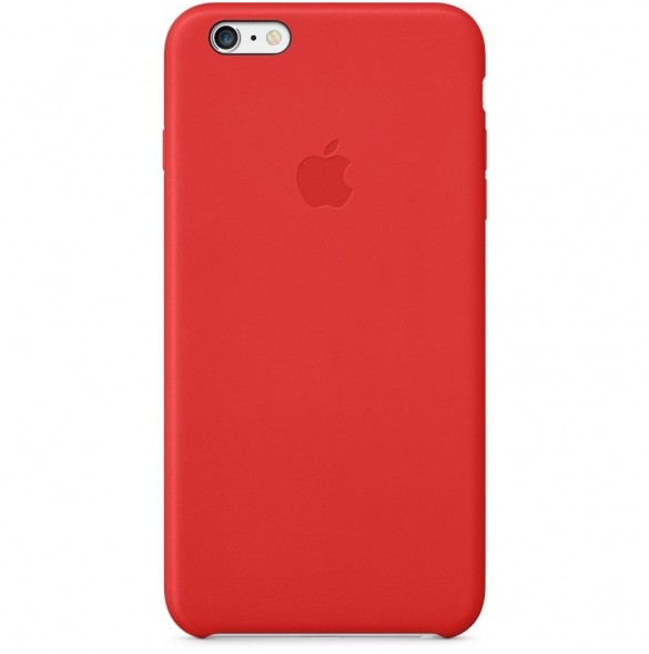 Apple MGQY2ZM/A Leather Case Skal till iPhone 6 Plus - Röd