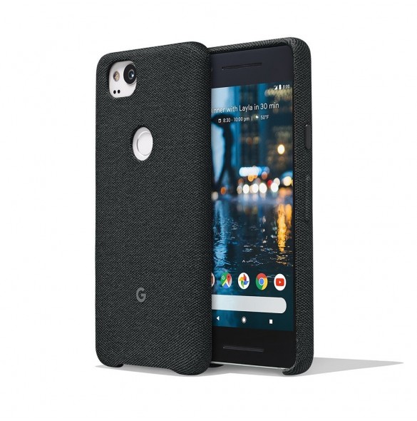 Google GA00159 Case Cover Fabric Skal till Google Pixel 2 - Carbon