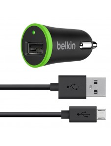 Belkin Universal Removable Micro-USB Charge and Sync Cable - 2.1 A Micro USB Car Charger, Svart