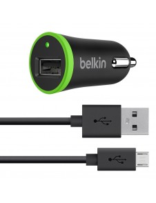 Belkin Universal Removable Micro-USB Charge and Sync Cable - 2.1 A Micro USB Car Charger, Svart