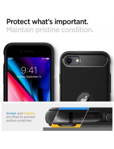Spigen Rugged Armor iPhone SE2, iPhone 8 - Svart