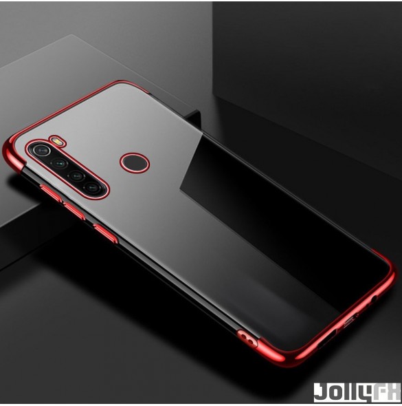 Rött och mycket snyggt omslag Motorola Moto G8 Play.