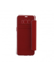 GUFLBKS8IGLTRE Gissa REGNBÅGSSKIMRANDE bokhylla Red för Samsung Galaxy S8
