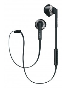 Philips SHB5250BK Wireless Stereo Bluetooth Headset with Microphone, Volume Control, Light, Rich Bass, ideal for Sports - Svart