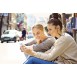 Philips SHB5250WT Wireless Stereo Bluetooth Headset with Microphone, Volume Control, Light, Rich Bass, ideal for Sports - Vit