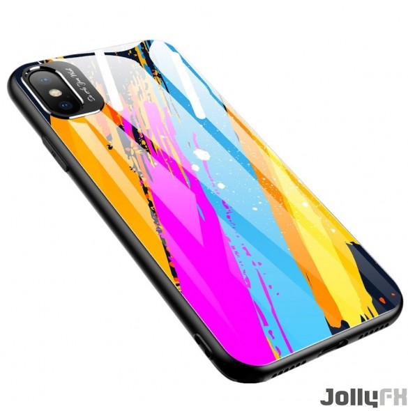 Vackert och pålitligt skyddsfodral för iPhone XR.