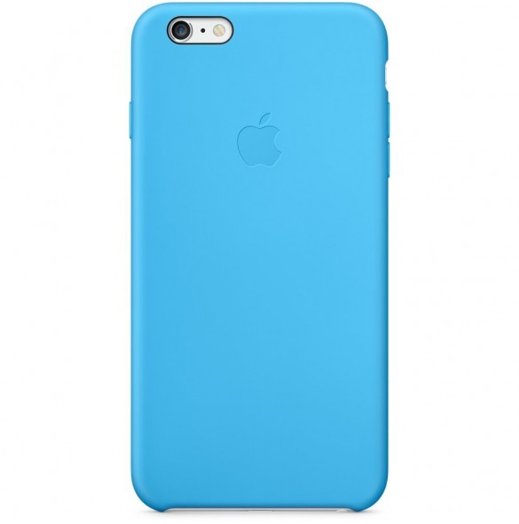 Apple MGRH2ZM/A Silicone Case till iPhone 6 Plus - Blå