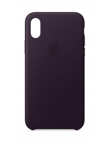 Apple MQHD2ZM/A till iPhone 7, iPhone 8 ,iPhone SE2020, Phone SE2022 Läderskal  - Dark Aubergine