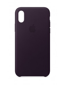 Apple MQHD2ZM/A till iPhone 7, iPhone 8 ,iPhone SE2020, Phone SE2022 Läderskal  - Dark Aubergine