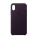 Apple MQHD2ZM/A till iPhone 7, iPhone 8 ,iPhone SE2020, Phone SE2022 Läderskal  - Dark Aubergine