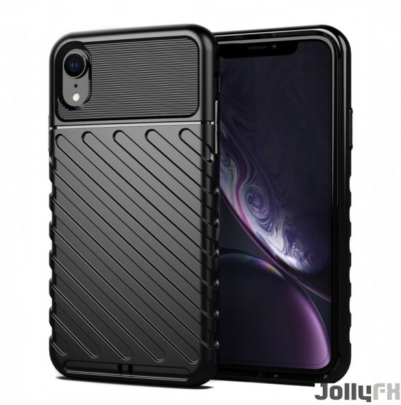 Svart och väldigt snyggt omslag iPhone XR.