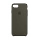 Apple MR3N2ZM/A Silikon Skal till iPhone 7, iPhone 8 - Dark Olive