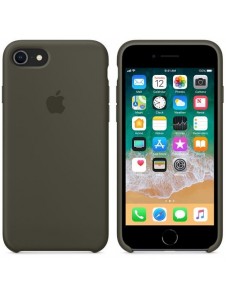 Apple MR3N2ZM/A Silikon Skal till iPhone 7, iPhone 8 - Dark Olive