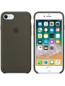Apple MR3N2ZM/A Silikon Skal till iPhone 7, iPhone 8 - Dark Olive