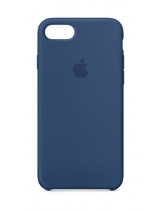 Apple MQH06F2/A till iPhone 7 Plus, iPhone 8 Plus Silicone Case  - Cobalt Blå