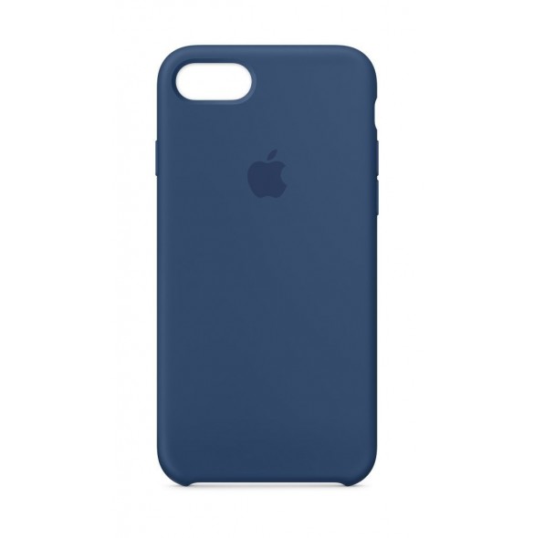 Apple MQH06F2/A till iPhone 7 Plus, iPhone 8 Plus Silicone Case  - Cobalt Blå