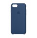 Apple MQH06F2/A till iPhone 7 Plus, iPhone 8 Plus Silicone Case  - Cobalt Blå