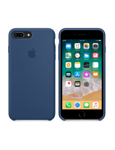 Apple MQH06F2/A till iPhone 7 Plus, iPhone 8 Plus Silicone Case  - Cobalt Blå