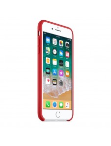 Apple MQH12ZM/A till iPhone 7 Plus, iPhone 8 Plus Silicone Case  - Röd