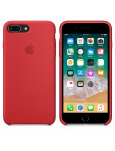 Apple MQH12ZM/A till iPhone 7 Plus, iPhone 8 Plus Silicone Case  - Röd