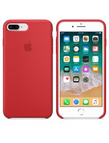 Apple MQH12ZM/A till iPhone 7 Plus, iPhone 8 Plus Silicone Case  - Röd