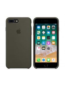 Apple MR3Q2ZM/A till iPhone 7 Plus, iPhone 8 Plus Silicone Case  - Dark Olive