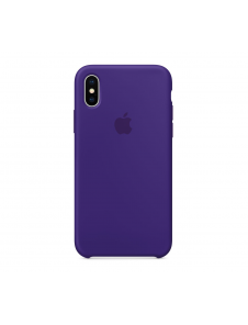Apple MQT72ZM/A Silikon Case Skal till iPhone X - Ultra Violet