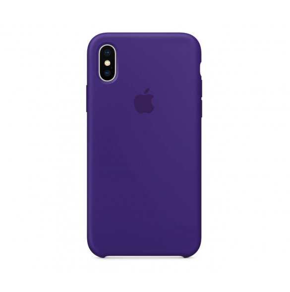 Apple MQT72ZM/A Silikon Case Skal till iPhone X - Ultra Violet