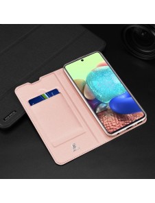 DUX DUCIS Skin Pro Bookcase-väska för Samsung Galaxy A71 5G - Rosa