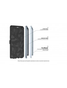 Tech21 T21-5762 Evo Wallet Folio Cover till Samsung Galaxy Note8 - Svart