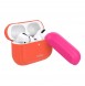 Puro Icon Fluo Silica Gel Case Protector för Apple Airpods Pro - Orange