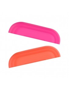 Puro Icon Fluo Silica Gel Case Protector för Apple Airpods Pro - Orange