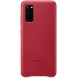 Samsung EF-VG980LREGEU läderfodral äkta läder väska till Samsung Galaxy S20 - Röd
