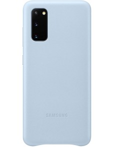 Samsung EF-VG980LLEGEU läderfodral äkta läder väska till Samsung Galaxy S20 - Blå