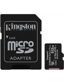 Kingston Canvas Select Plus microSDXC Class 10 UHS-I U3 V30 A1 100/85MB/s 512GB