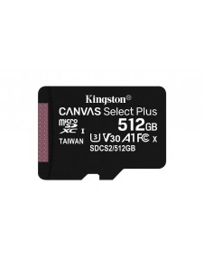 Kingston Canvas Select Plus microSDXC Class 10 UHS-I U3 V30 A1 100/85MB/s 512GB