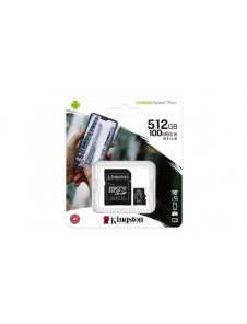 Kingston Canvas Select Plus microSDXC Class 10 UHS-I U3 V30 A1 100/85MB/s 512GB