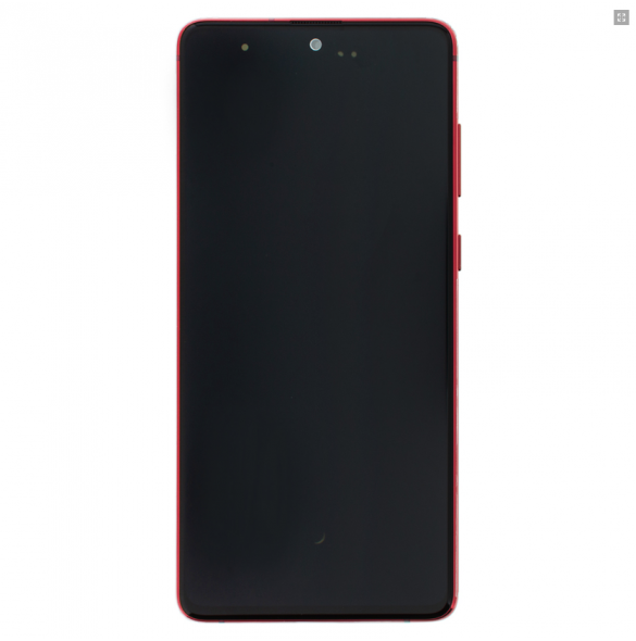 LCD-display + Touch Unit Samsung Galaxy Note 10 Lite - Röd (Service Pack)