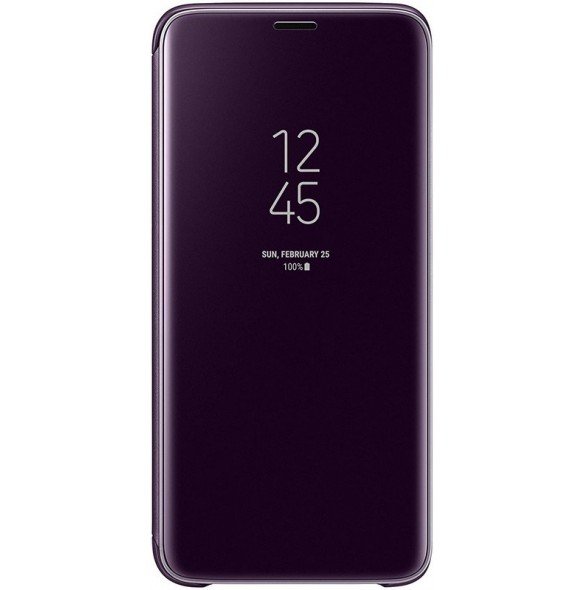 Samsung EF-ZG965CVEGWW Clear View Cover Skal till Samsung Galaxy S9 Plus - Lila