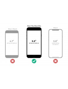 OtterBox Defender Series till iPhone 7 Plus / iPhone 8 Plus - Svart