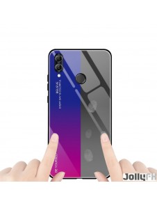 Svartblå och väldigt snygg täcka Huawei P Smart 2019.