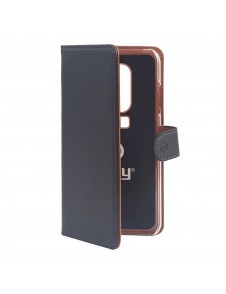 Celly Wallet Case till ONE PLUS 6 - Svart