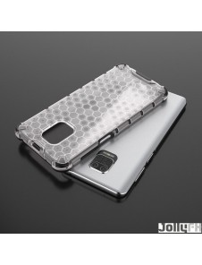 JollyFX Honeycomb Case pansarskydd med TPU-stötfångare för Xiaomi Redmi Note 9 Pro / Redmi Note 9S - Grön