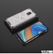 JollyFX Honeycomb Case rustning omslag med TPU Bumper till Xiaomi Redmi Note 9 Pro / redmi Note 9S - Genomskinlig