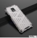 JollyFX Honeycomb Case rustning omslag med TPU Bumper till Xiaomi Redmi Note 9 Pro / redmi Note 9S - Genomskinlig