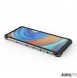 JollyFX Honeycomb Case pansarskydd med TPU-stötfångare för Xiaomi Redmi Note 9 Pro / Redmi Note 9S - Svart