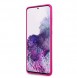 Guess GUHCS67LS4GFU hårt fodral Glitter 4G Circle Logo Guess Samsung Galaxy S20 Plus - Fuchsia