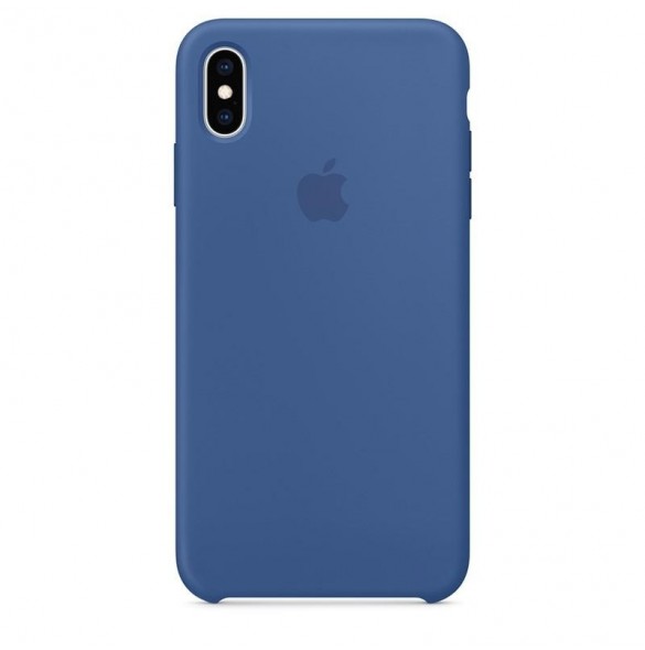 Apple MVF62ZM/A Silicone Case till iPhone XS Max - Delft Blue